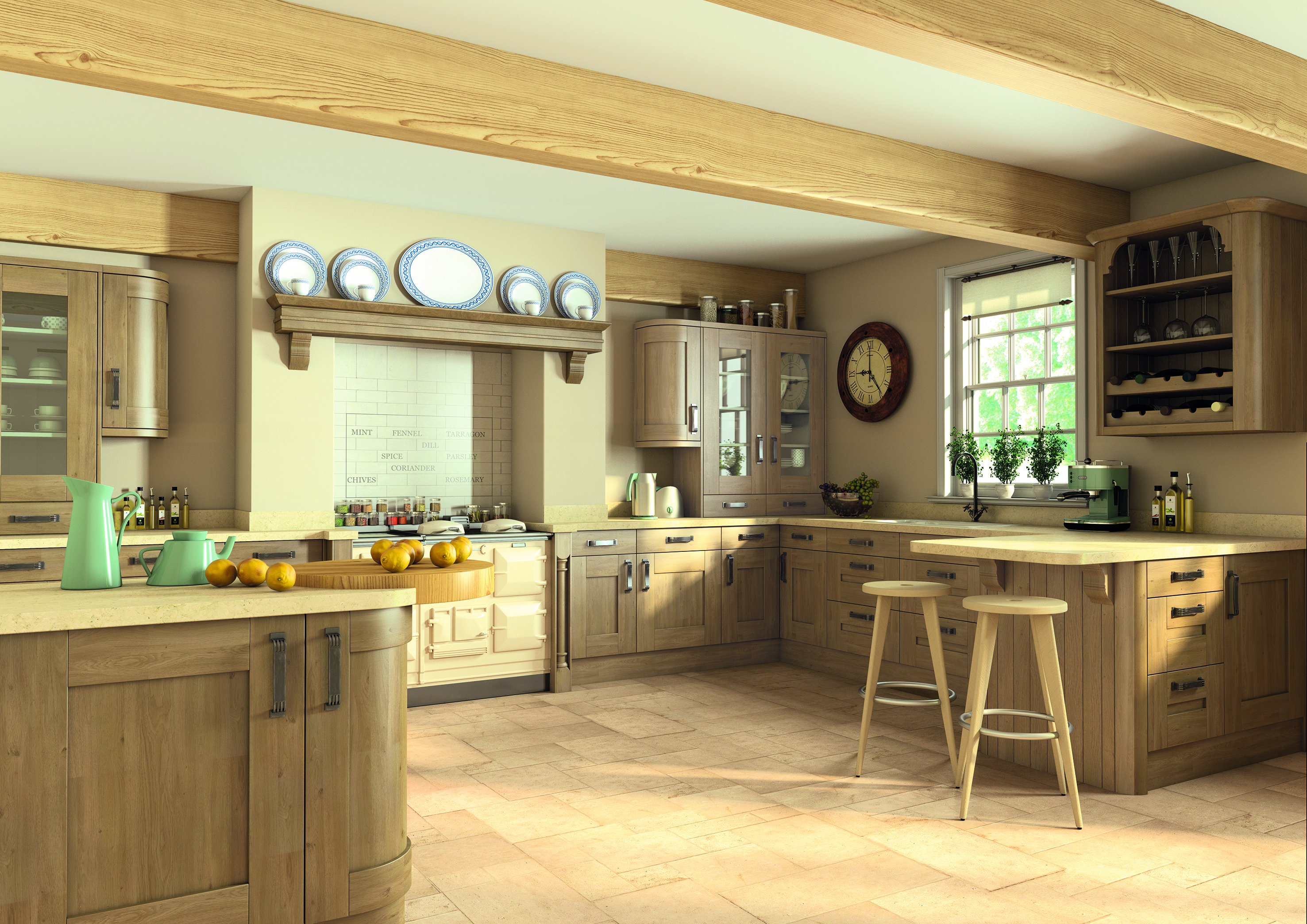 traditional replacement kitchen doors